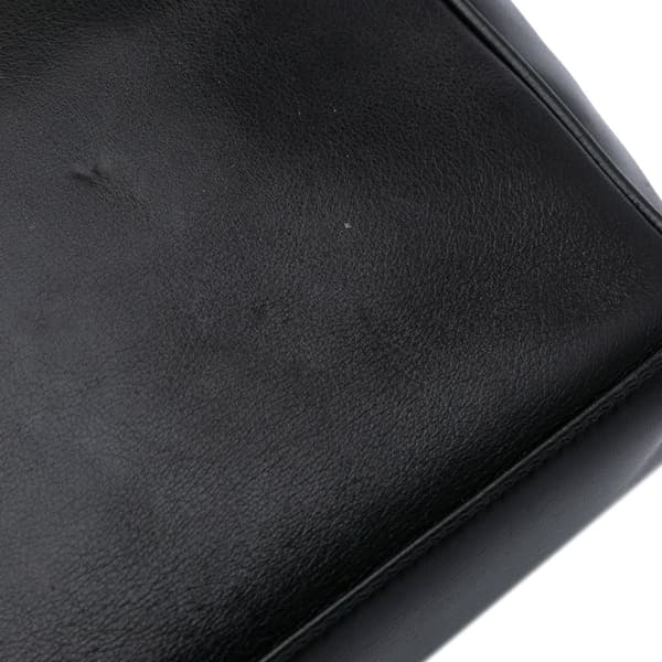 Pre-owned Gucci Small Leather Bamboo Satchel Black