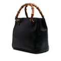 Pikkukuva 2 / 10: Pre-owned Gucci Small Leather Bamboo Satchel Black