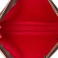 Miniatyrbild 4 av 10: Pre-owned Louis Vuitton Damier Ebene Mini Pochette Accessoires Brown