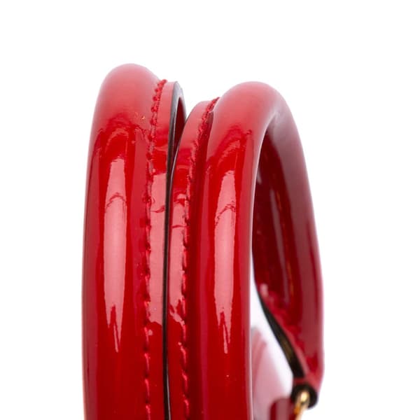 Pre-owned Louis Vuitton Monogram Vernis Alma PM Red