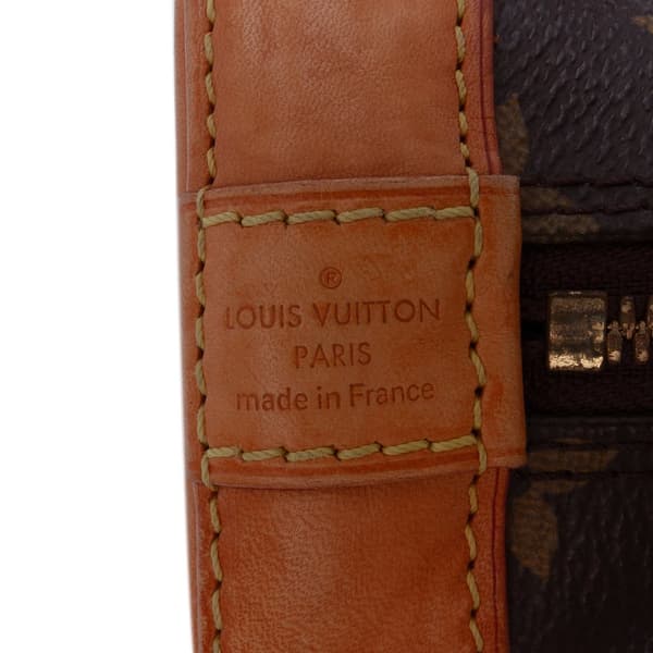 Pre-owned Louis Vuitton Monogram Alma BB Brown
