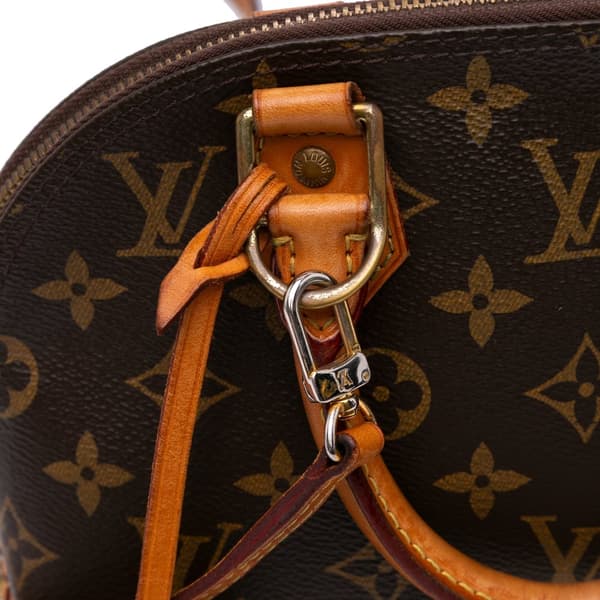 Pre-owned Louis Vuitton Monogram Alma BB Brown