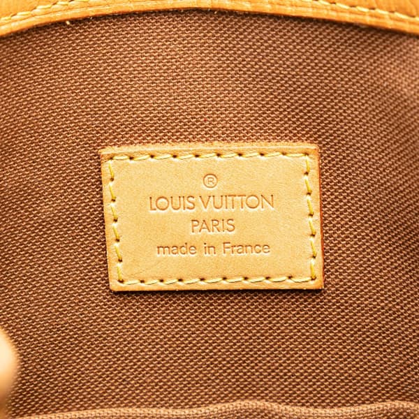 Pre-owned Louis Vuitton Monogram Batignolles Vertical PM Brown