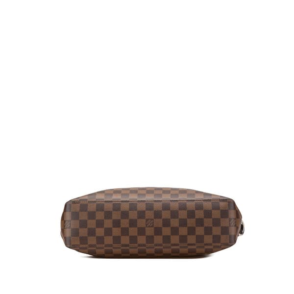 Pre-owned Louis Vuitton Damier Ebene Jake Tote Brown
