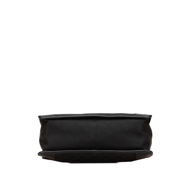 Pre-owned Gucci GG Canvas Handbag Black