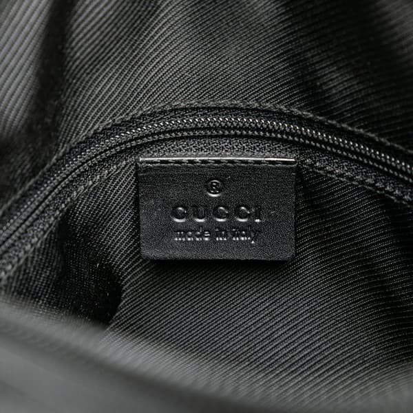 Pre-owned Gucci GG Canvas Handbag Black