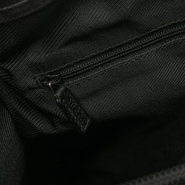 Pre-owned Gucci GG Canvas Handbag Black