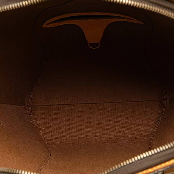 Pre-owned Louis Vuitton Monogram Ellipse PM Brown
