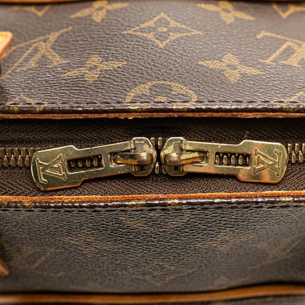 Pre-owned Louis Vuitton Monogram Ellipse PM Brown