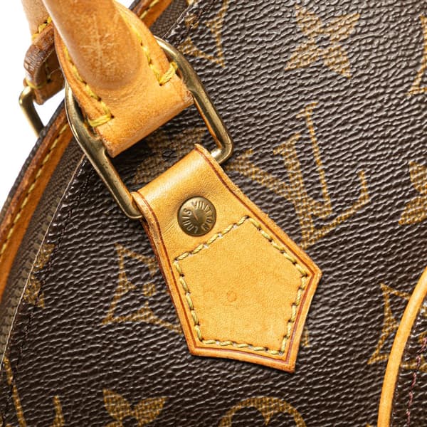 Pre-owned Louis Vuitton Monogram Ellipse PM Brown