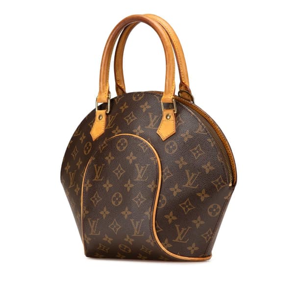 Pre-owned Louis Vuitton Monogram Ellipse PM Brown