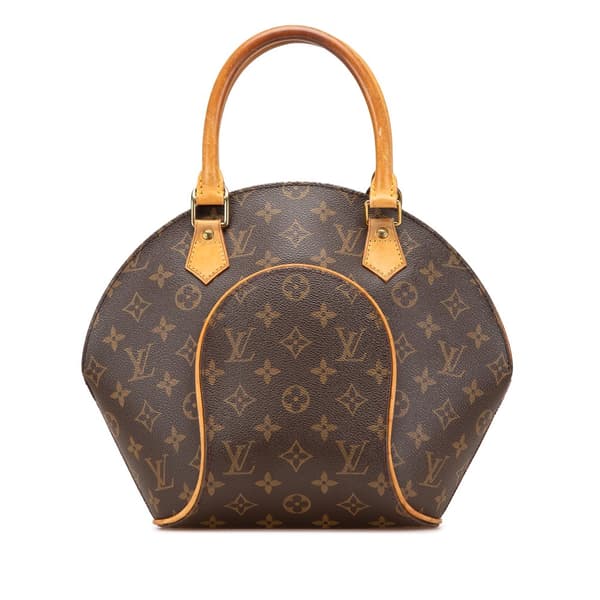 Pre-owned Louis Vuitton Monogram Ellipse PM Brown