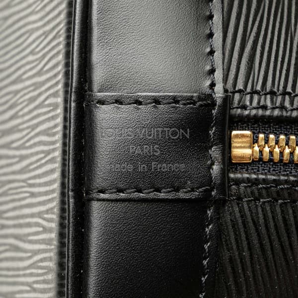 Pre-owned Louis Vuitton Epi Alma PM Black