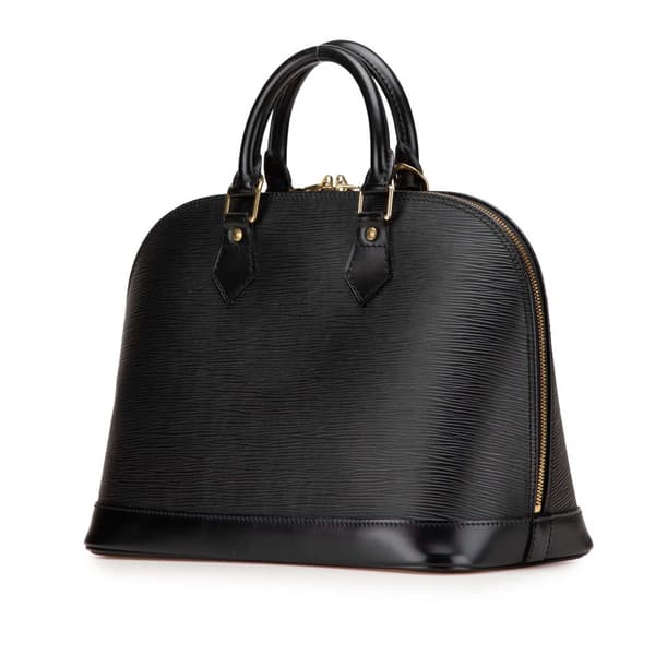 Pre-owned Louis Vuitton Epi Alma PM Black