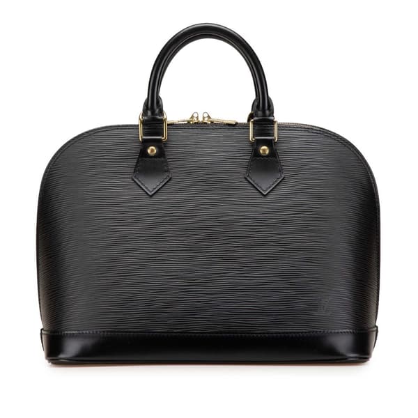 Pre-owned Louis Vuitton Epi Alma PM Black