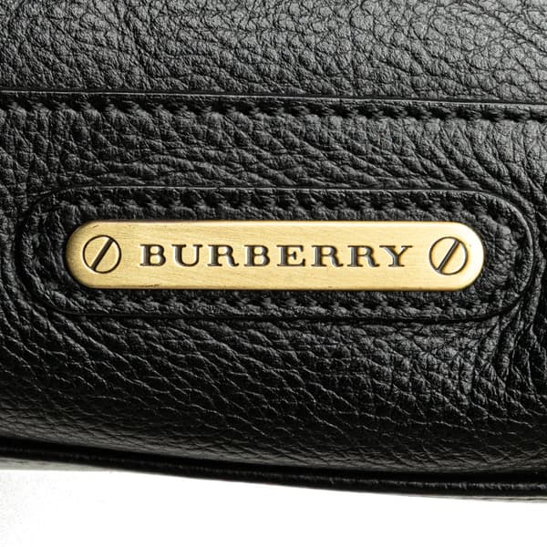 Pre-owned Burberry Leather Handbag Black