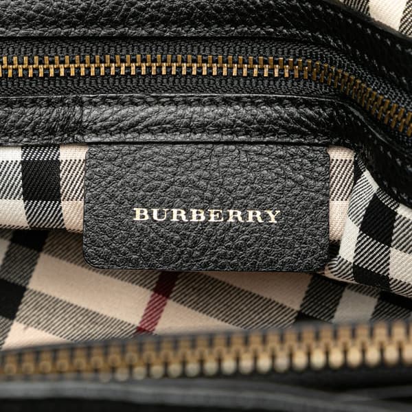 Pre-owned Burberry Leather Handbag Black