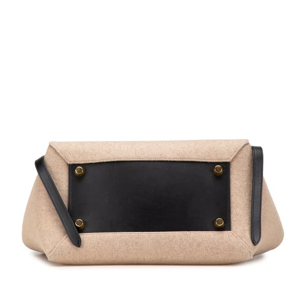 Pre-owned Celine Mini Felt Belt Bag Brown