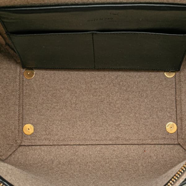 Pre-owned Celine Mini Felt Belt Bag Brown