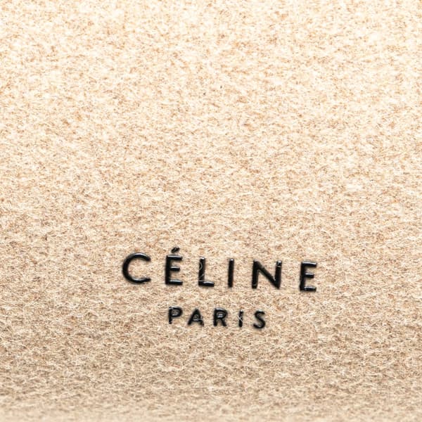 Pre-owned Celine Mini Felt Belt Bag Brown