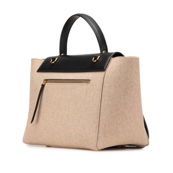 Pre-owned Celine Mini Felt Belt Bag Brown
