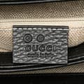 Miniatyrbild 5 av 10: Pre-owned Gucci Small Dollar Calf Interlocking G Satchel Black