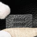 Miniatyrbild 6 av 10: Pre-owned Gucci Small Dollar Calf Interlocking G Satchel Black