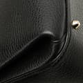 Miniatyrbild 10 av 10: Pre-owned Gucci Small Dollar Calf Interlocking G Satchel Black