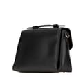 Miniatyrbild 2 av 10: Pre-owned Gucci Small Dollar Calf Interlocking G Satchel Black