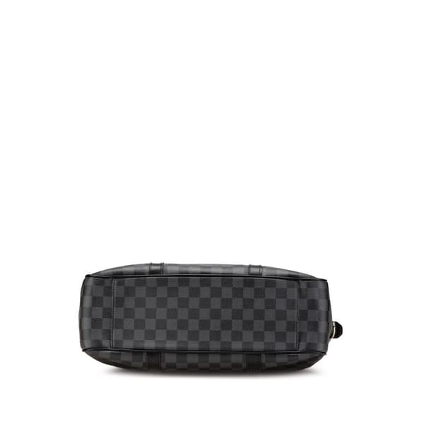 Pre-owned Louis Vuitton Damier Graphite Tadao PM Black