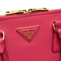 Miniatyrbillede 5 af 10: Pre-owned Prada Medium Saffiano Lux Promenade Satchel Pink