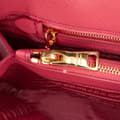 Miniatyrbillede 9 af 10: Pre-owned Prada Medium Saffiano Lux Promenade Satchel Pink