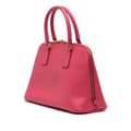 Miniatyrbillede 2 af 10: Pre-owned Prada Medium Saffiano Lux Promenade Satchel Pink