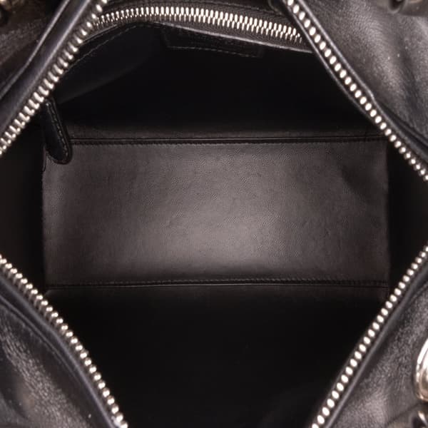 Pre-owned Dior Medium Calfskin Sequin Art Lady Dior Black