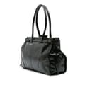 Miniatyrbilde 2 av 10: Pre-owned Prada Large Shiny Calfskin Bonnie Satchel Black