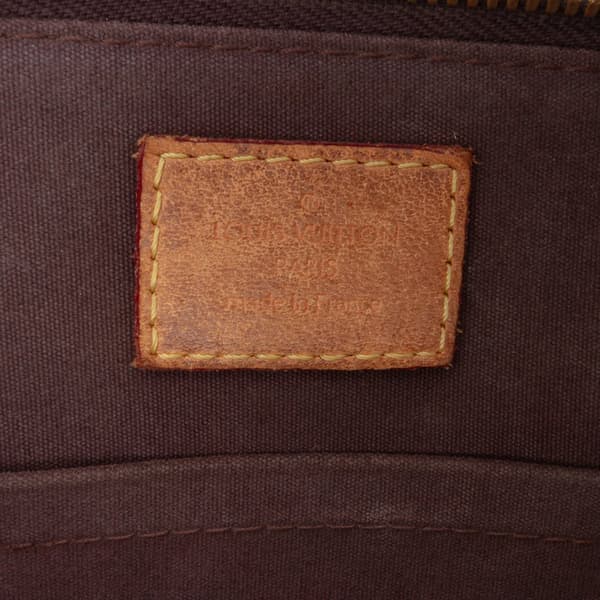 Pre-owned Louis Vuitton Monogram Vernis Alma BB Purple