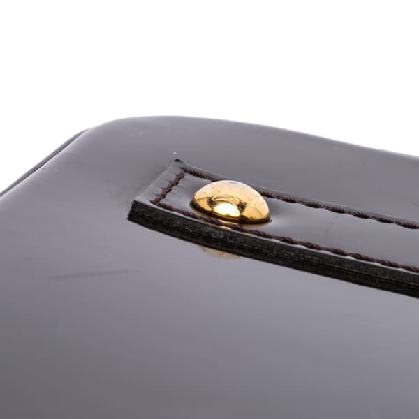 Pre-owned Louis Vuitton Monogram Vernis Alma BB Purple