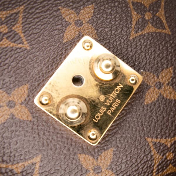 Pre-owned Louis Vuitton Monogram Pochette Metis Brown