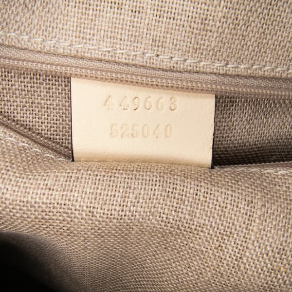Pre-owned Gucci Medium Microguccissima Dome Satchel White