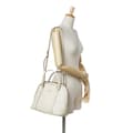Miniatyrbild 10 av 10: Pre-owned Gucci Medium Microguccissima Dome Satchel White