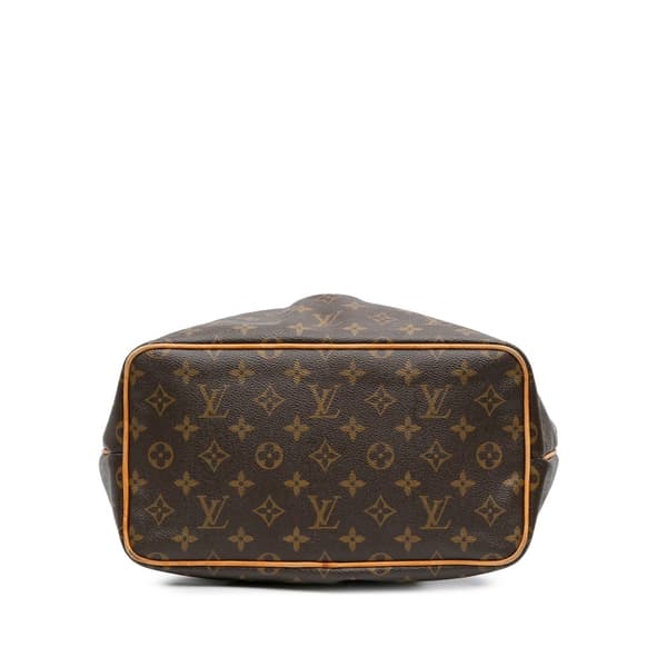 Pre-owned Louis Vuitton Monogram Palermo PM Brown