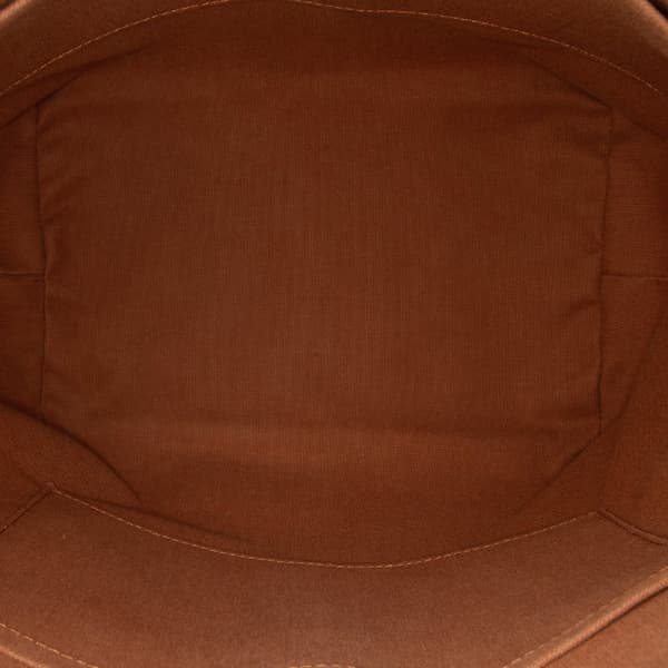 Pre-owned Louis Vuitton Monogram Palermo PM Brown