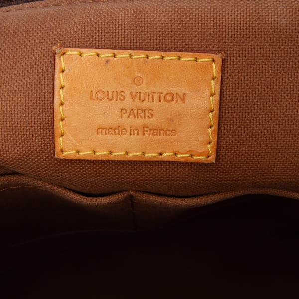 Pre-owned Louis Vuitton Monogram Palermo PM Brown