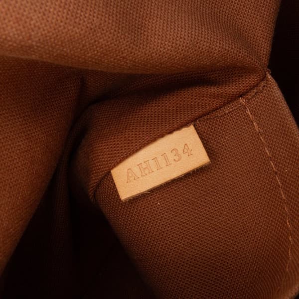 Pre-owned Louis Vuitton Monogram Palermo PM Brown