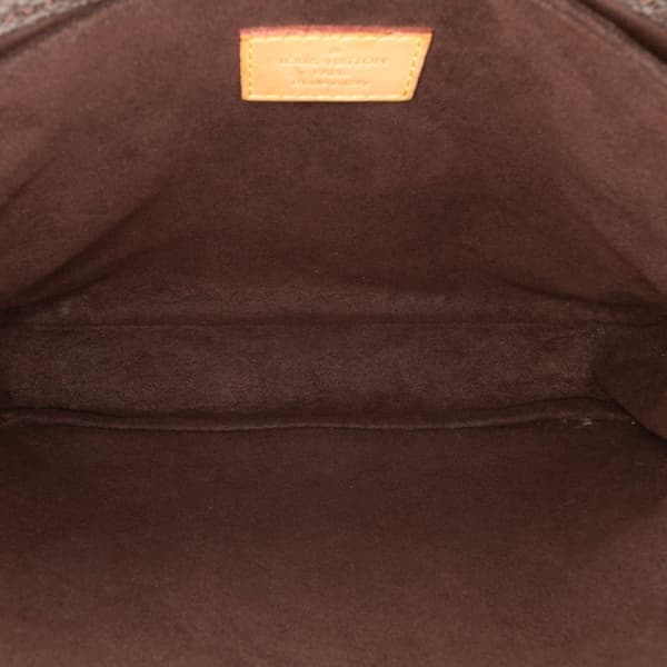Pre-owned Louis Vuitton Monogram Pochette Metis Brown