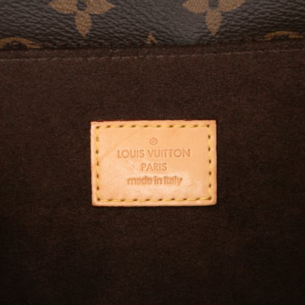 Pre-owned Louis Vuitton Monogram Pochette Metis Brown