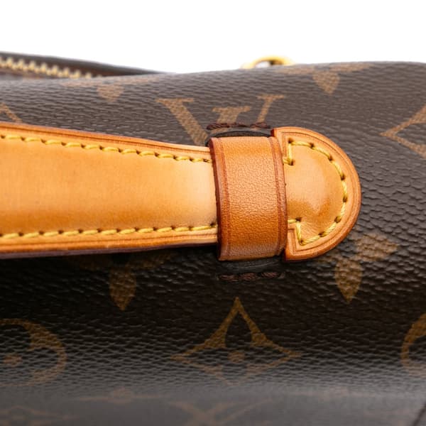 Pre-owned Louis Vuitton Monogram Pochette Metis Brown