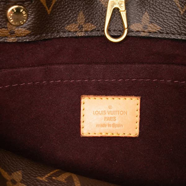 Pre-owned Louis Vuitton Monogram Montaigne MM Brown