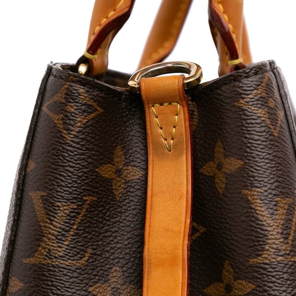 Pre-owned Louis Vuitton Monogram Montaigne MM Brown