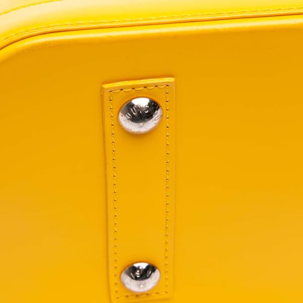 Pre-owned Louis Vuitton Epi Alma PM Yellow
